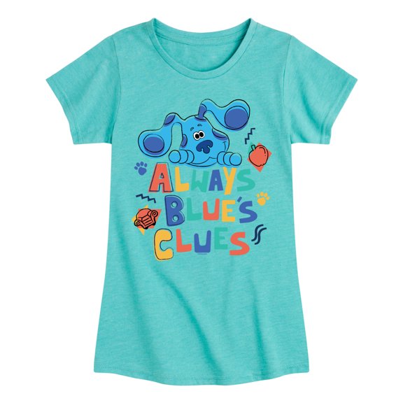 Blue's Clues & You! - Always Blue's Clues - Toddler & Youth Girls Short Sleeve Graphic T-Shirt