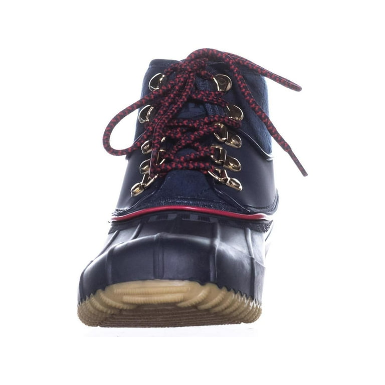 Hårdhed Overvind købe Womens Tommy Hilfiger Rinah Lace Up Rain Boots, Dark Blue - Walmart.com