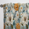 thumbnail image 3 of Designart "Amber Rustic Floral Sophistication II" Floral Curtain Panels, 3 of 6