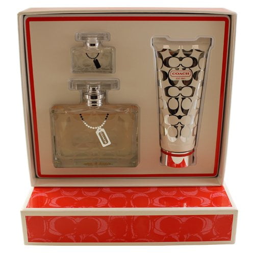 Coach Signature 3 Pc. Gift Set ( Eau De Toilette Spray 3.4 Oz + Eau De
