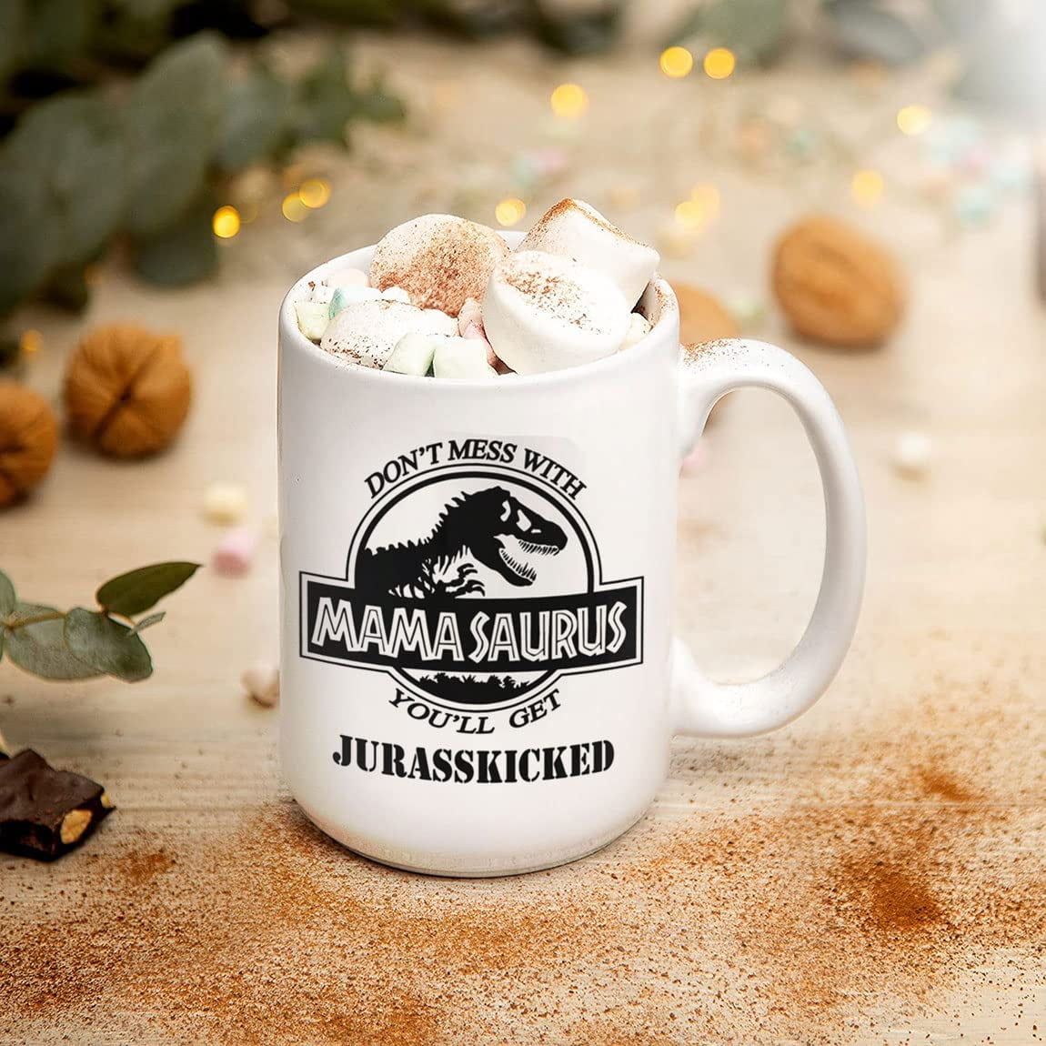 Don't Mess with Mamasaurus You'll Get Jurasskicked Mug, 15 Oz Novelty  Mother's Day Gift Ideal Mom Bi…See more Don't Mess with Mamasaurus You'll  Get