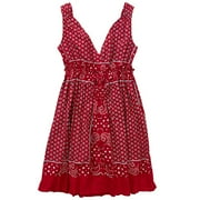 Juniors Bandana Print Dress