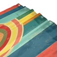 thumbnail image 3 of Yayeee Shower Curtain with Hooks 72"x72" Waterproof Fabric Bathroom Hanging Decor, Colorful Stripes, 3 of 5