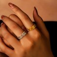thumbnail image 3 of Adjustable Rings Lightweight Comfortable Anti-Oxidation Ring Exquisite Craftsmanship Versatile Open Ring for Women, 3 of 8