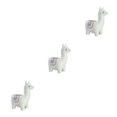 thumbnail image 2 of Bearachild Maceta de cerámica - Para espacios pequeños Macetas suculentas para interiores y exteriores Macetas con forma de animal Alpaca blanco Type1 NO1, 2 of 6