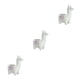 thumbnail image 1 of Billuyoard Macetas para plantas - Ligeras y portátiles Espacios pequeños Macetas suculentas Macetas de cerámica Maceta de alpaca blanca Type1 NO1, 1 of 6