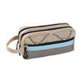 thumbnail image 2 of Large Capacity Contrast Color Pencil Case – Soft Cloth Rectangular Pouch, 8.27x4.33x2.76 Inches, Multipurpose Stationery Organizer for Campus, 2 of 6