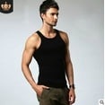 thumbnail image 3 of Débardeurs pour Hommes en Coton, Débardeur de Musculation Sans Manches, 3 of 5