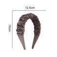 thumbnail image 2 of Diadema de turbante para niñas, banda de accesorios para el cabello, diadema sólida para mujeres y niñas, 2 of 5