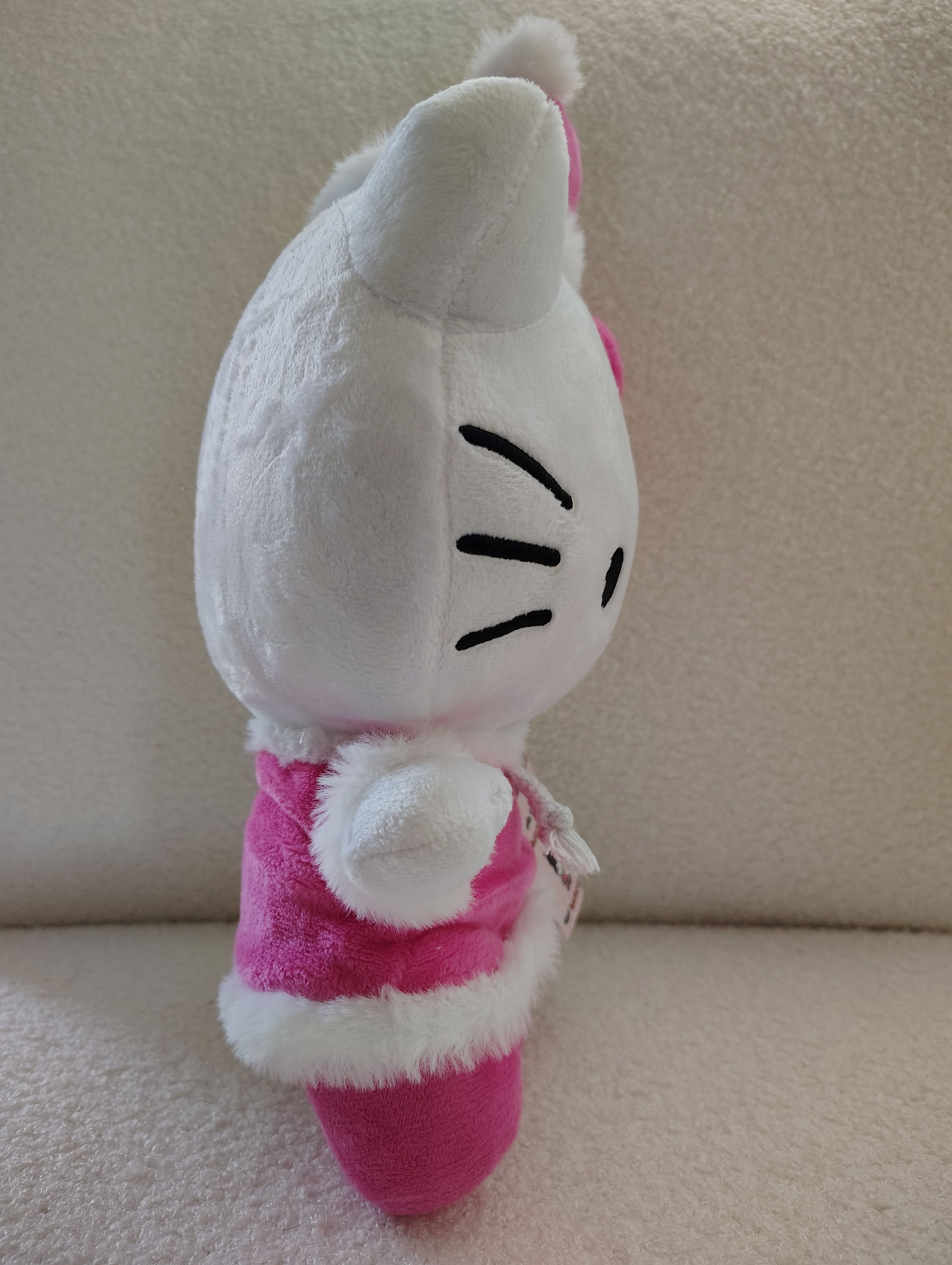 Plush - Hello Kitty - Christmas Pink Dress Costume 10"