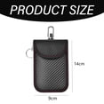 thumbnail image 5 of Bolsas protectoras para llaveros (paquete de 2) Bloqueo de señal para llaves de automóvil, bolsa de protección de seguridad para automóvil, 5 of 5