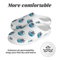 thumbnail image 6 of Wukai Turtle Print Women's Indoor Bedroom Slipper Slip On Shoes, Unisex House Shoes with Anti-Skid Sole for Men, Gift for Women Men-8, 6 of 7