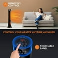 thumbnail image 2 of Airchoice 1500W 36" Ceramic Tower Space Heater, 3 Heat Settings, Adjustable, for 300 sq ft, 2 of 9