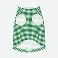 thumbnail image 6 of LNWH Green Classic Plaid Pattern Dog Clothes, Breathable Warm Cotton Pet Clothes 4X-Large, 6 of 8
