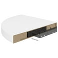 thumbnail image 2 of vidaXL Floating Corner Shelf Oak 9.8"x9.8"x1.5" MDF, 2 of 6