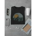 thumbnail image 3 of Mountain Sunrise T-Shirt Men -Smartprints Designs, Male Small, 3 of 4