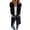 Black, variant on Women's elegant shawl collar exquisite front placket coat