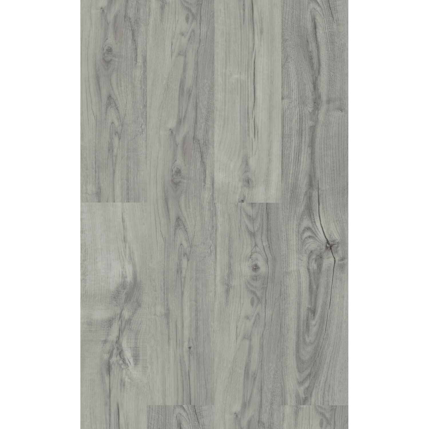 Elegant Kitchen & Bath LVFGRY02-7-7-V2 7 x 48 x 7 mm 20 Mil Luxury Vinyl Flooring, Weathered Grey