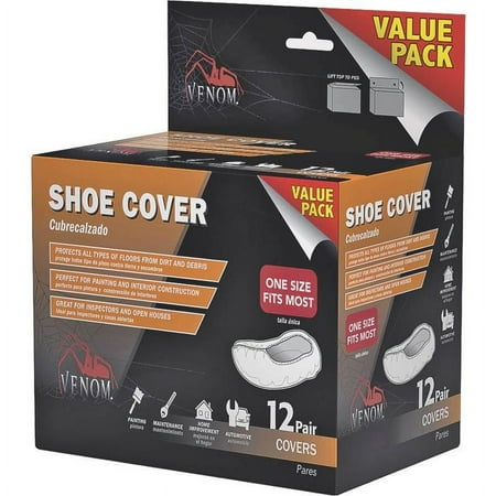 VENOM STEEL VEN28200 Shoe Cover, One-Size, Fabric, White