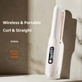 thumbnail image 4 of Cordless Hair Straightener Brush – 4000mAh Rechargeable Travel Flat Iron, 4 Heat Settings 140-200°C, Ceramic Anti-Scald Styler for Women & Men, Type-C Fast Charging, Portable Mini Hair Tool, 4 of 10