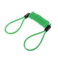 thumbnail image 1 of Disco Freno Bloqueo Motocicleta Alarma Disco Bloqueo Seguridad Cable Verde, 1 of 1