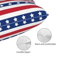 thumbnail image 5 of Kll American Patriotic Stars And Stripes Pillow Covers Envelope Closure,Super Soft And Cozy Fuzzy Fleece Pillow Case Cover 20"X30", 5 of 9