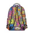 thumbnail image 3 of Pioneer Flower Floral Print Pattern Backpack for School, Cute School Bag with Adjustable Shoulder Straps and Padded Back, 15.3"x11"x7.1", 3 of 5