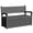 Black Stripe, variant on EasyUp 80 Gallon Storage bench Lockable Waterproof Deck Box - Outdoor Storage Box for Patio,Garden and Porch,Tools and Cushions(Black)Independence Day Gift.
