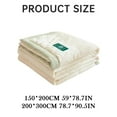 Solid Color Quilt Lightweight Comforter Summer Quilt Soft Bedspread For King Twin Full Size Bed