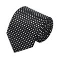 thumbnail image 3 of Jacob Alexander Polka Dot Print Extra Long Neck Tie for Big and Tall Men - Black, 3 of 7
