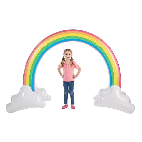 Jumbo Inflatable Rainbow, Toys, Birthday, Party Favors, 1 Pieces