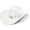 Ivory White, variant on Cowboy Hat for Women and Men with Shapeable Wide Brim - Felt Cattleman Western Hats for Cowboys and Cowgirls