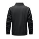 thumbnail image 3 of pstuiky camisas de manga larga para hombre, Blusa/camisa de moda para hombre, de color liso, con cuello alto, cremallera y manga larga top de hombre xl, 3 of 3