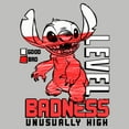 thumbnail image 2 of Womens Lilo & Stitch Badness Level Unusually High T Shirt, 2 of 4