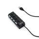 thumbnail image 5 of Concentrador USB de 4 puertos con interruptor independiente y divisor USB 2.0 (negro), 5 of 8