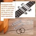 thumbnail image 4 of Protectores de DiapasóN Guitarra Bajo Acero Inoxidable Protector Herramienta Luthier para Alisar Trastes, 4 of 9