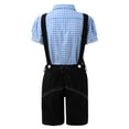 Lroxiy Oktoberfest Bavarian Herren Lederhosen Women German Outfit