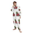 thumbnail image 5 of Soft Big Kids Onesie Pajamas Cozy Loose-Fit Jumpsuits for kids with Pockets for Christmas Lounge & Play Truck Carrying Tree Pattern, 5 of 8