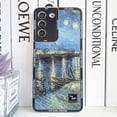 thumbnail image 3 of Funda de arte Van Gogh para Samsung Galaxy, S20 Plus, S21 FE, S22, S23 Ultra, A53, A52, A54, S24, girasoles, noche estrellada, cubierta estética, 3 of 4