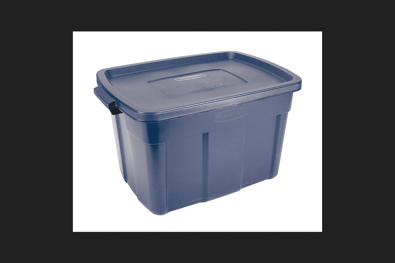 Rubbermaid Roughneck Storage Box 25 Gal Blue
