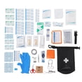 thumbnail image 5 of Breakwater Supply™ Waterproof Survival First Aid Kit, 101 Piece AFAK Emergency Supplies in Dry Bag, IFAK Trauma Kit Bug Out Bag for Camping, Hiking, Backpacking, Preppers with Splint (Stealth Black), 5 of 6