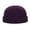 Purple, variant on Unisex Winter Hat Knitted Warm Thick Elastic Anti-slip Regular Fit Solid Color Folded Edge Round Dome Top Women Men Cycling Cap Beanie