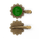 thumbnail image 1 of No hay noticias buenas noticias Tocado de pieza de pelo de horquilla de flor de metal vintage, 1 of 3