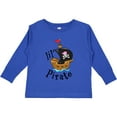 thumbnail image 3 of Inktastic Lil' Pirate Pirate Ship, Pink Bandana Boys or Girls Long Sleeve Toddler T-Shirt, 3 of 5