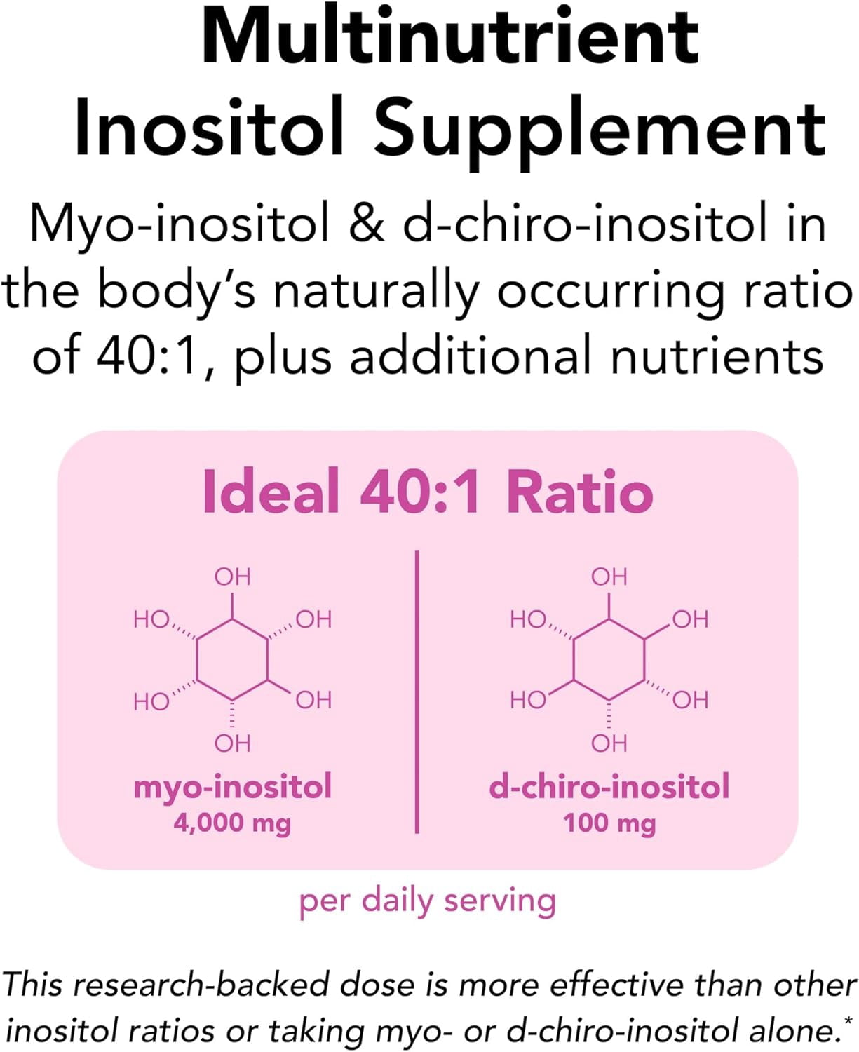 Theralogix Ovasitol Plus Canister Metabolic Health Supplement - Myo-Inositol & D-Chiro Inositol+Chromium Picolinate+Alpha-lactalbumin & Vitamin D
