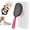 Black Pink, variant on Peel Brush, Peel Hair Brush, Self-Cleaning Hair Brush with Peel-Off Liner, Easy Clean Design, Gentle Scalp Massage, Curved Vented Detangler Brush, Lightweight Ergonomic Handle (Purple)