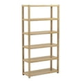 Greenport 72" Bookcase, Solid Wood with a Brushed Driftwood Finish