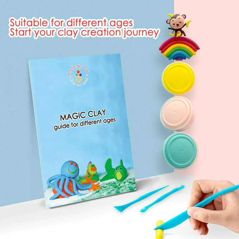 Artsity Air Dry Clay 24 Color Modeling Set with 3 Sculpting Tools Magic Foam  Clay for Kids and Adults Gift for Boys and Girls 24 PCS
