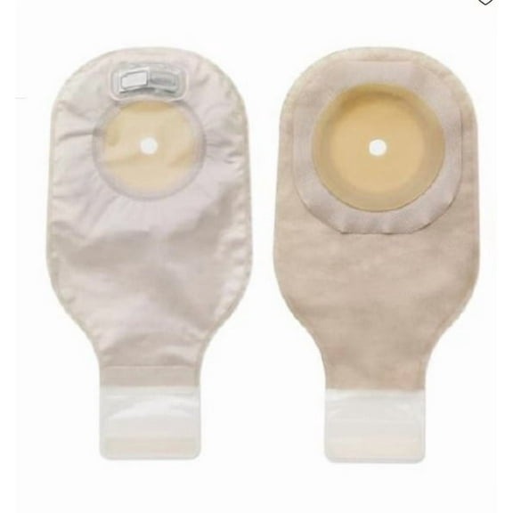 Premier Ostomy Pouch One-Piece System 12 Inch Length Up to 2-1/2 Inch Stoma Drainable Convex, Pre-Cut, 8331 - Pack of 10