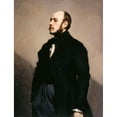 thumbnail image 2 of Thomas Couture 12x14 Black Ornate Wood Framed Double Matted Museum Art Print Titled: Portrait of Leon Ohnet (1841), 2 of 5